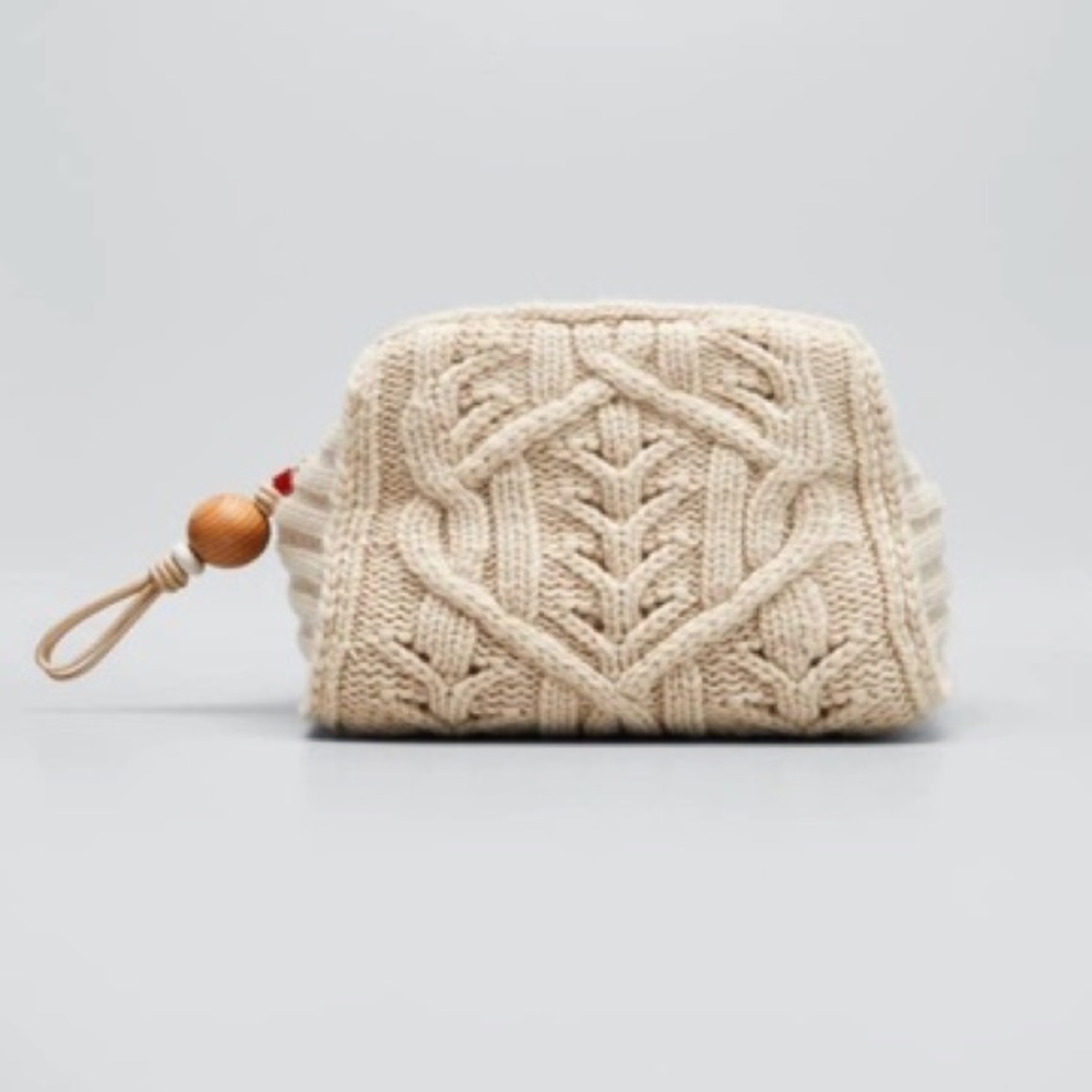 🚫SOLD🚫 Loro Piana Puffy Knitted Bag Small Cream